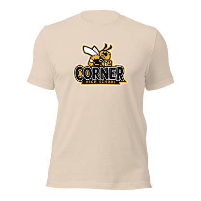 Corner High School Design 4 — Soft Cream
