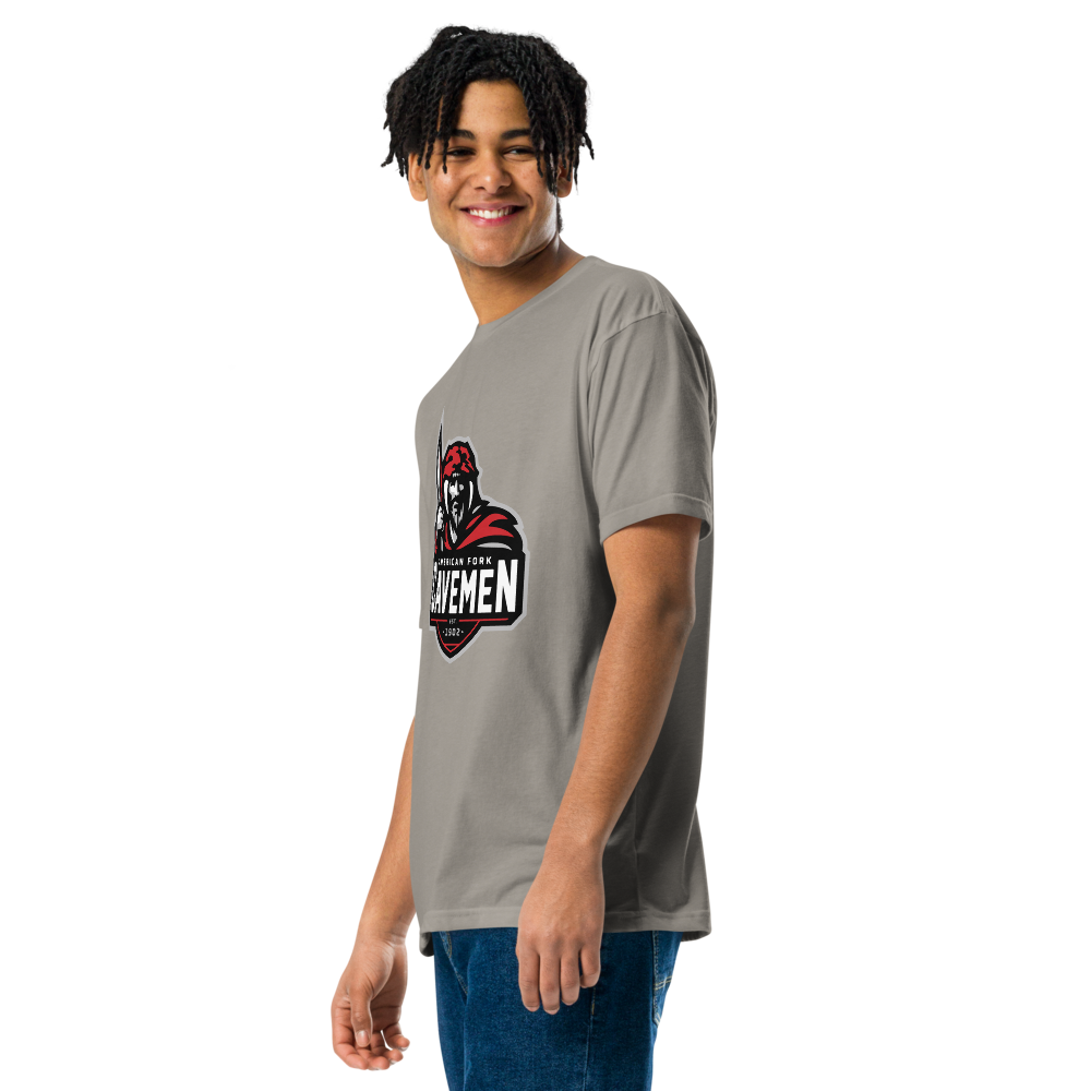 American Fork Cavemen Design 4 — Stone Grey