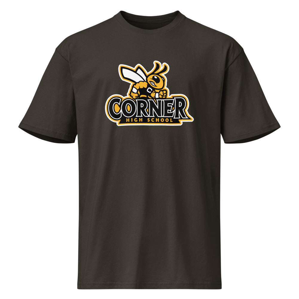 Corner High School Design 4 — Vintage Black