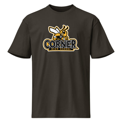 Corner High School Design 4 — Vintage Black