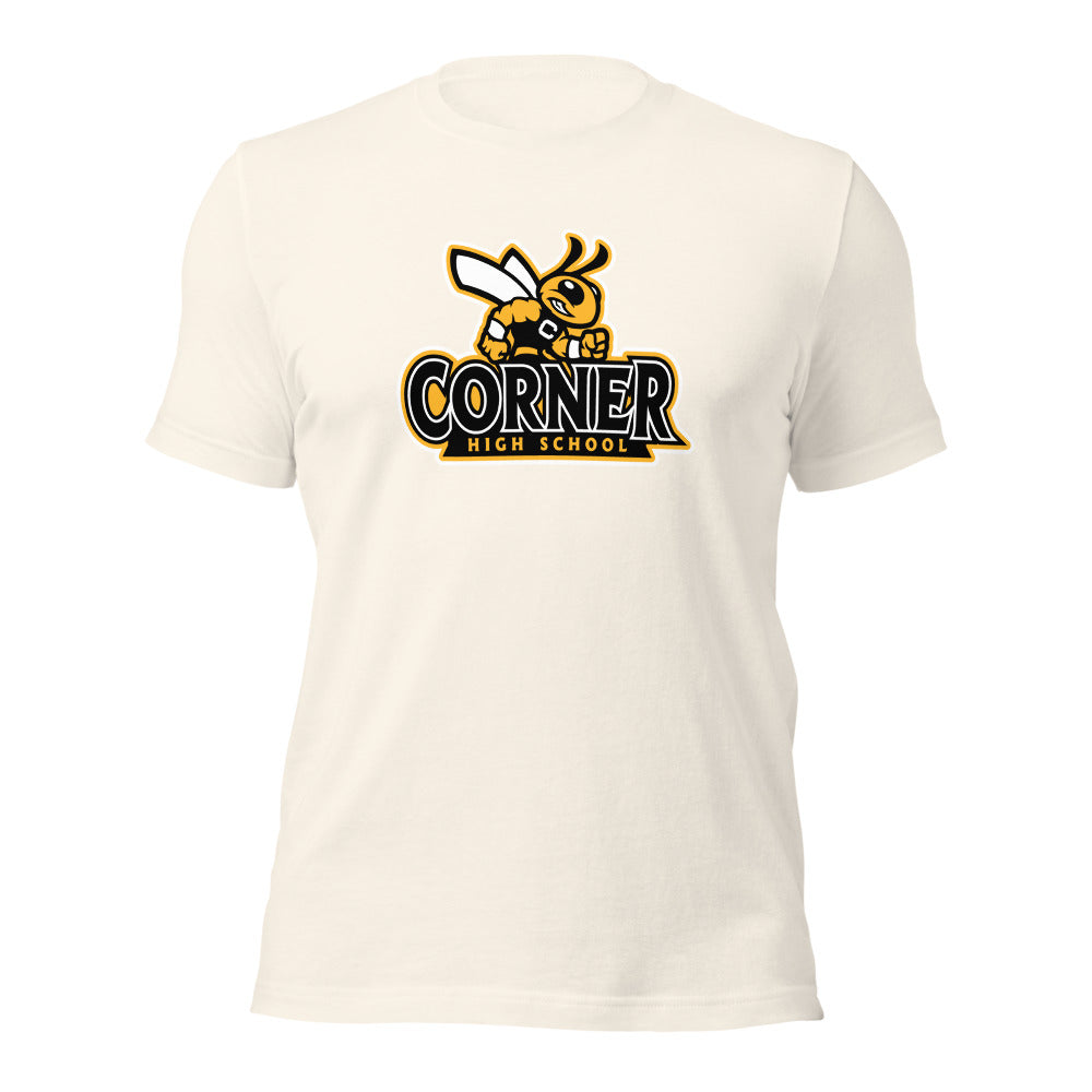 Corner High School Design 4 — Vintage White