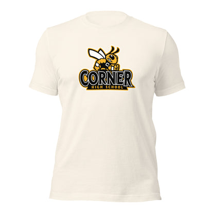 Corner High School Design 4 — Vintage White