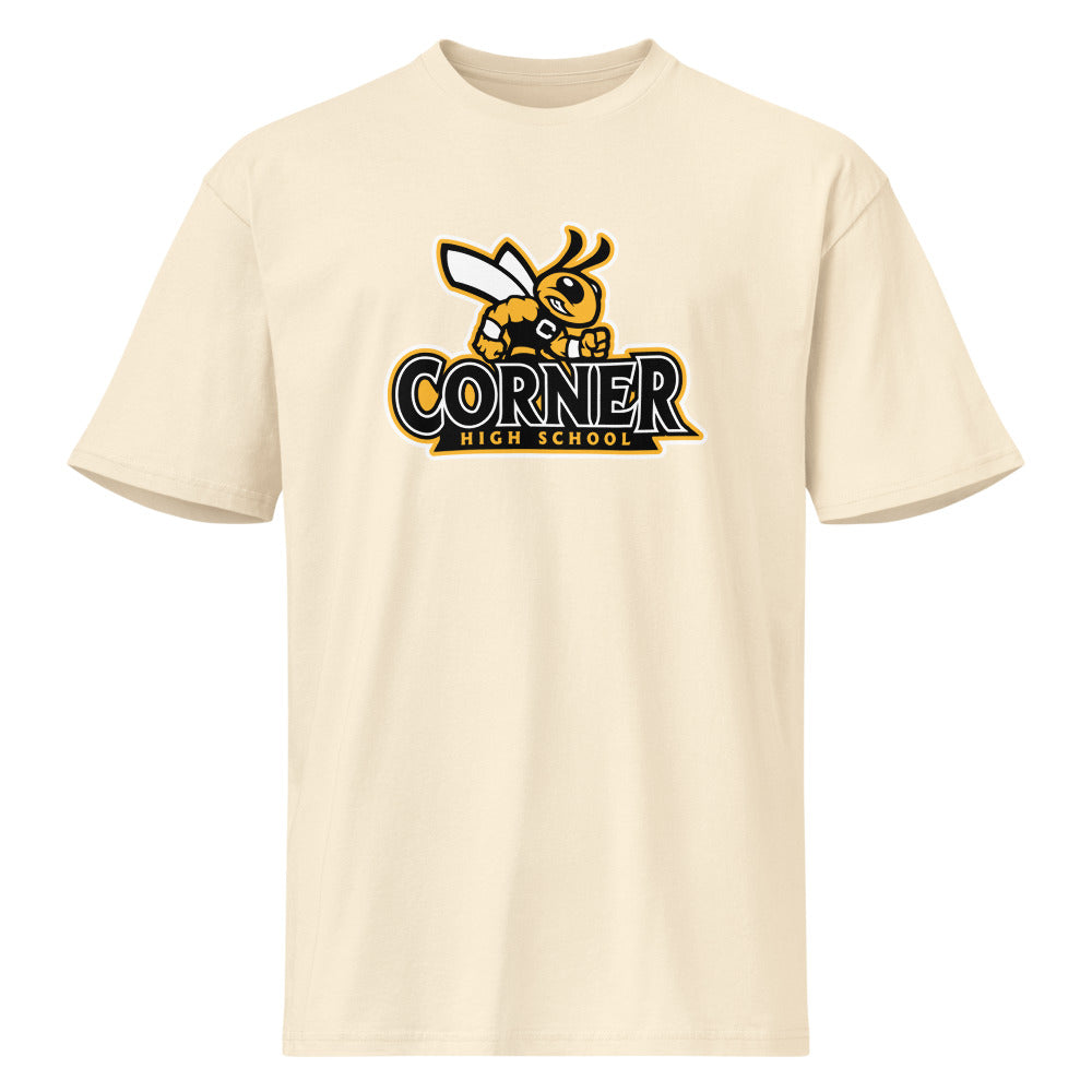 Corner High School Design 4 — Vintage White
