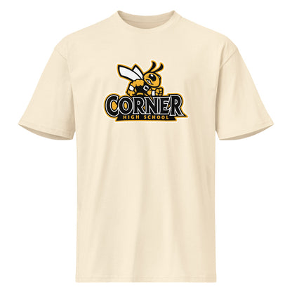 Corner High School Design 4 — Vintage White
