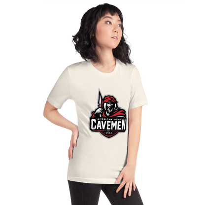 American Fork Cavemen Design 4 — Vintage White