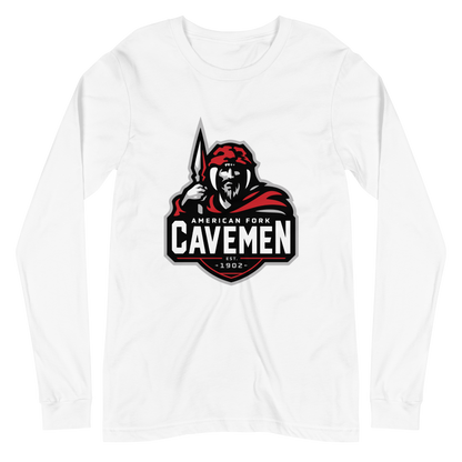 American Fork Cavemen Design 4 — White