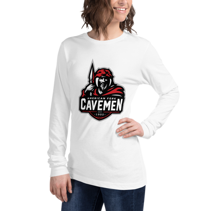 American Fork Cavemen Design 4 — White