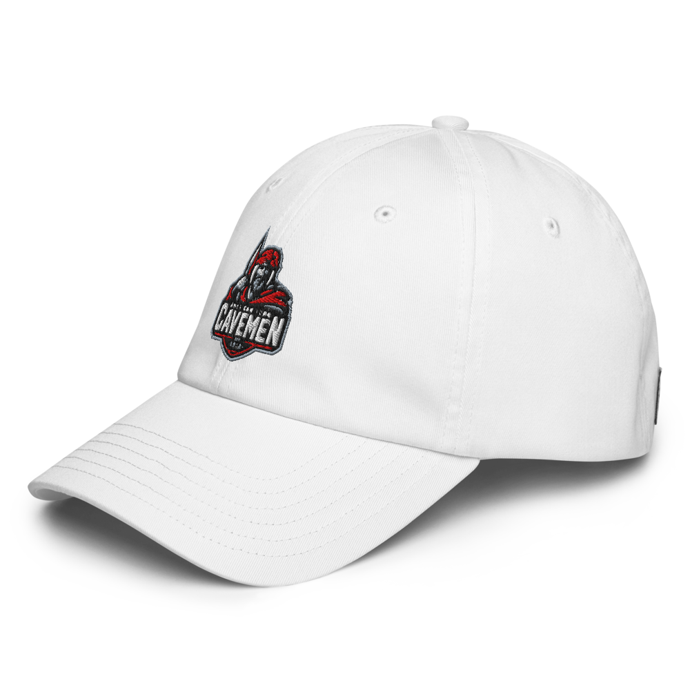 American Fork Cavemen Design 4 — White