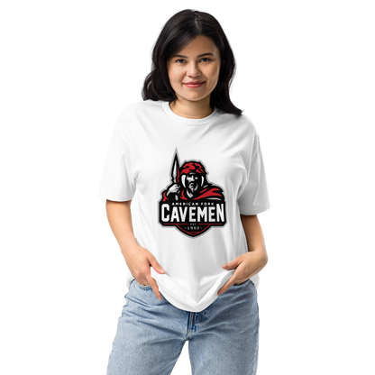 American Fork Cavemen Design 4 — White