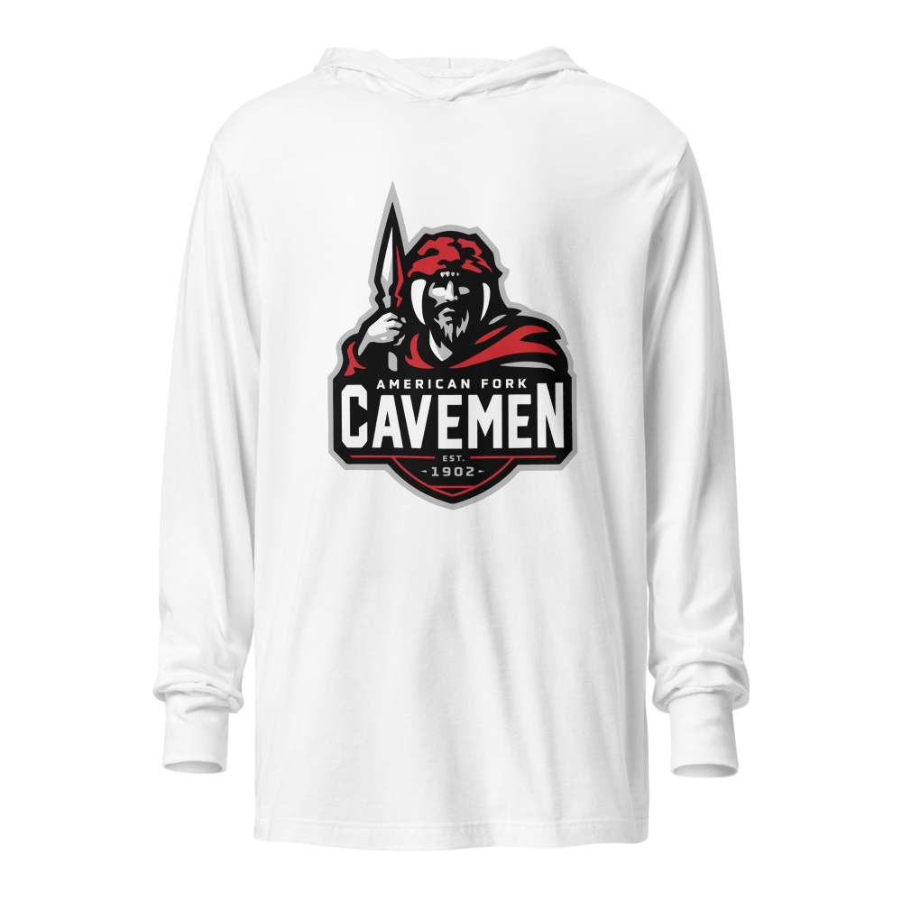 American Fork Cavemen Design 4 — White