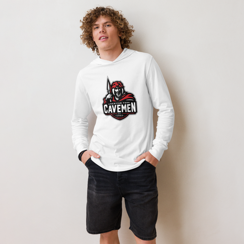 American Fork Cavemen Design 4 — White