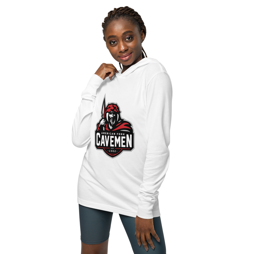 American Fork Cavemen Design 4 — White