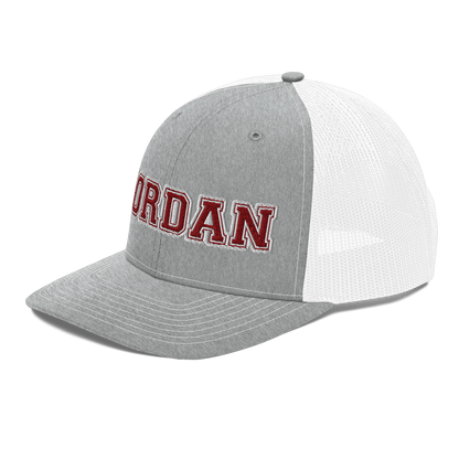 Jordan High School Design 5 — Heather Grey/White